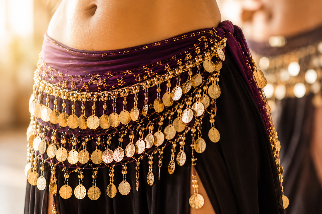 Belly dance coin belt 